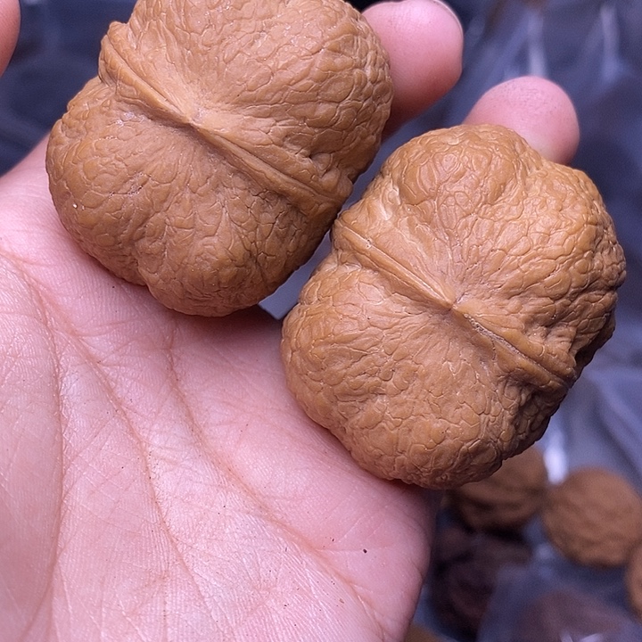 瓜***子把件文玩核桃   283