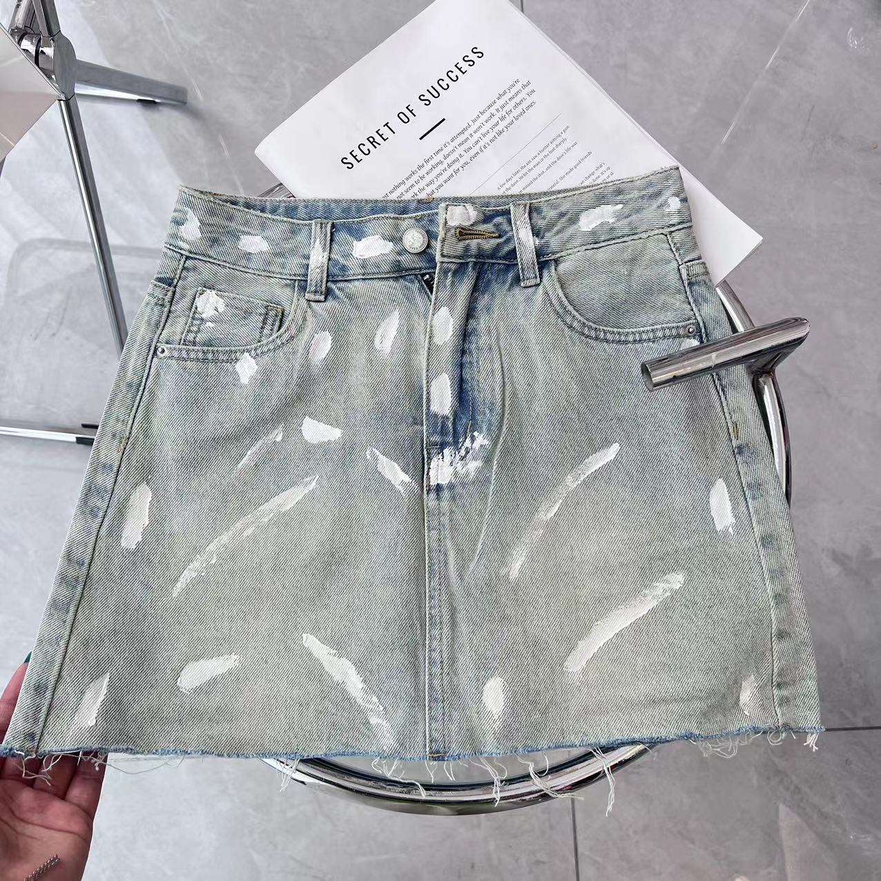 女夏季新款时尚百搭牛仔短裙亲子B3308