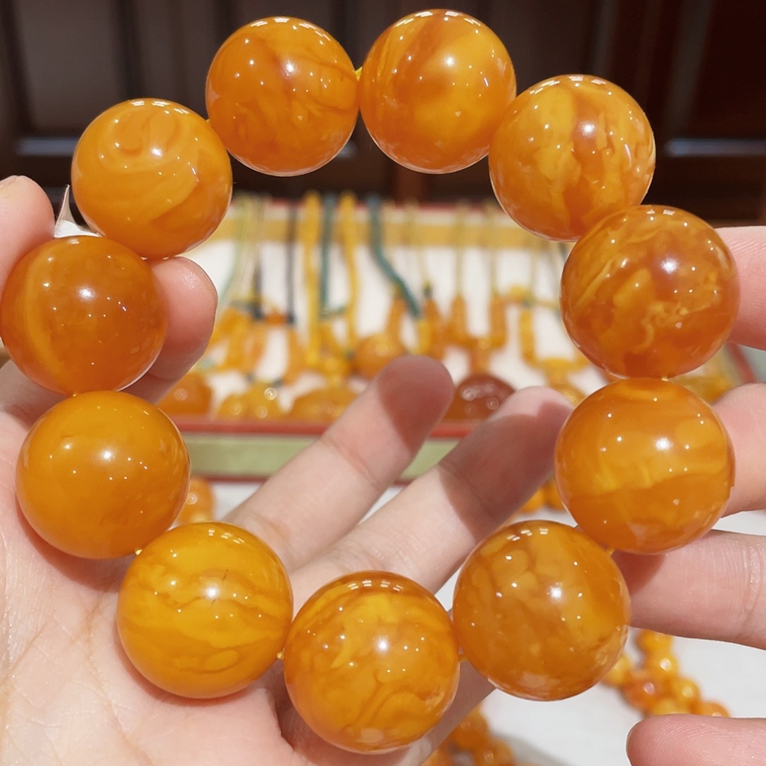 蜜蜡手链未镶嵌手串