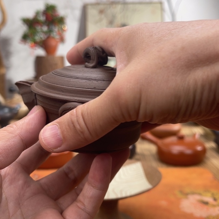 黑**黑常滑烧土居中洲宝瓶