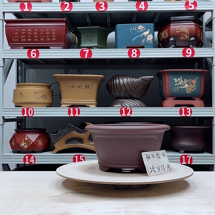 紫砂花盆紫砂花盆