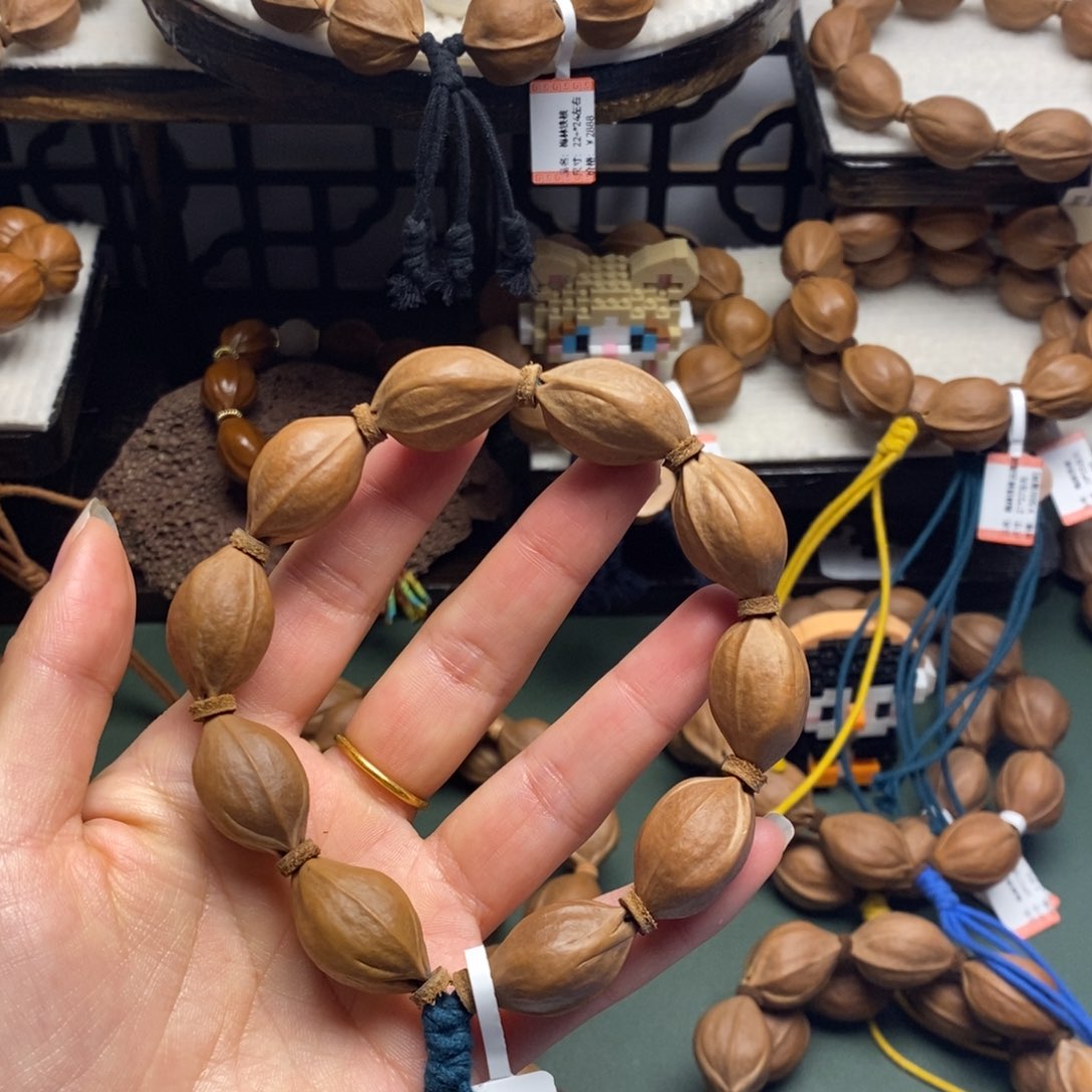 橄榄核手串/手链梅林铁19/25左右