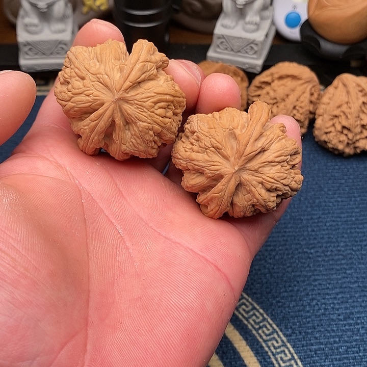 文玩核桃把件粗筋43全