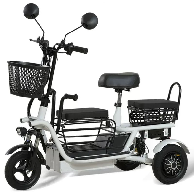 电动三轮电动车成人接送孩子买菜代步便携助力车