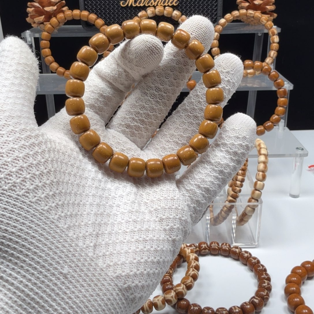 小***园手串紫金鼠实心紫金鼠 黄皮 老型 9mm