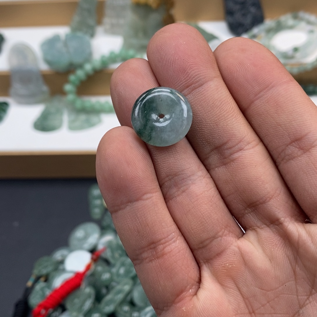 翡翠未镶嵌手链天然a货翡翠19