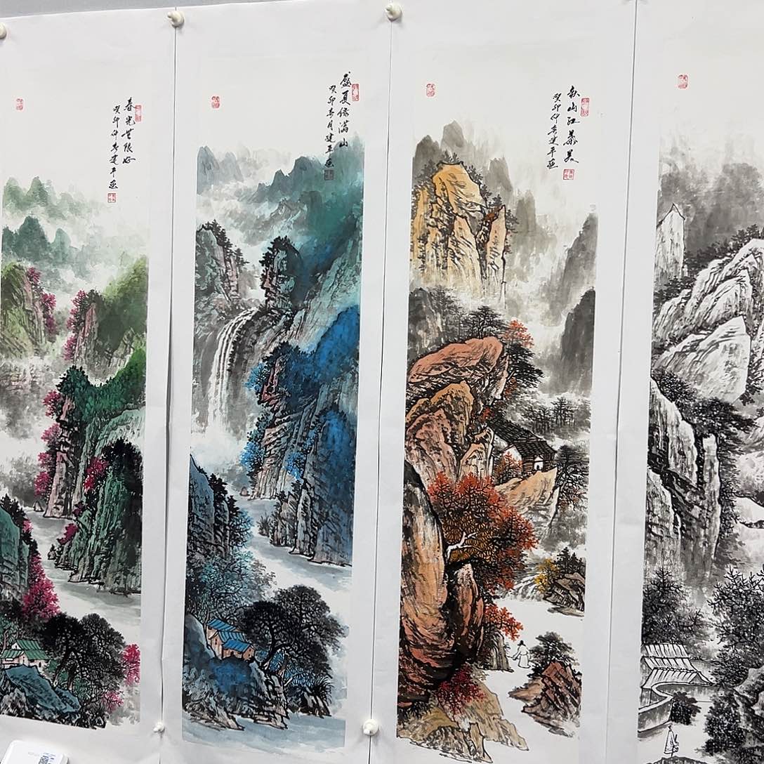 国画国画作品纯手绘作品