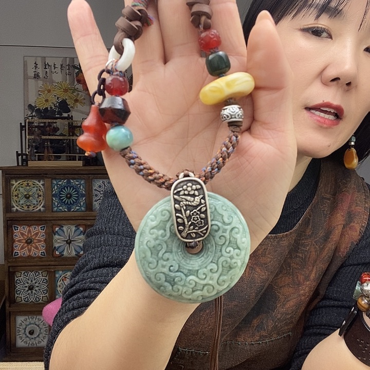 翡翠项链未镶嵌项链