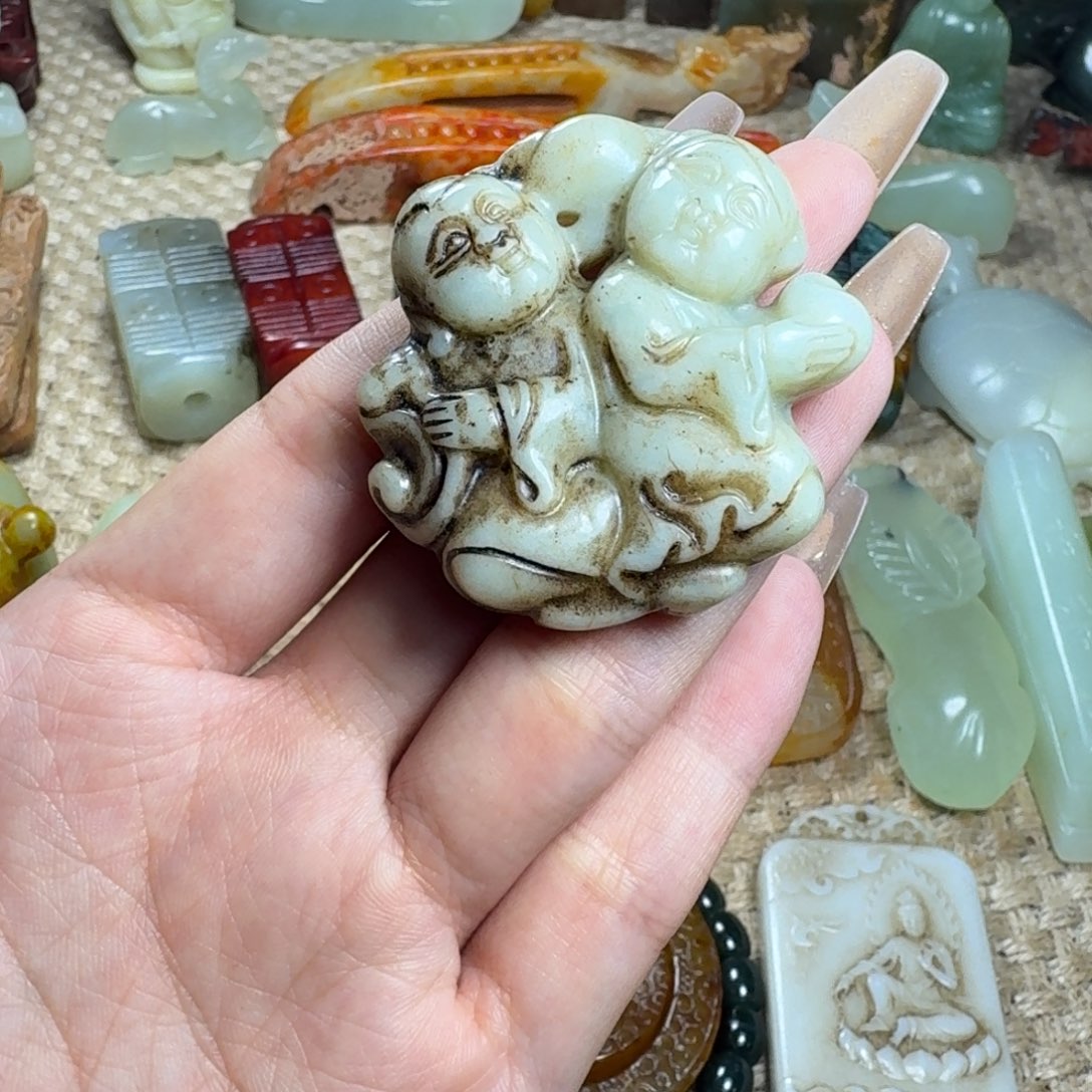 吊坠白玉菩提挂件