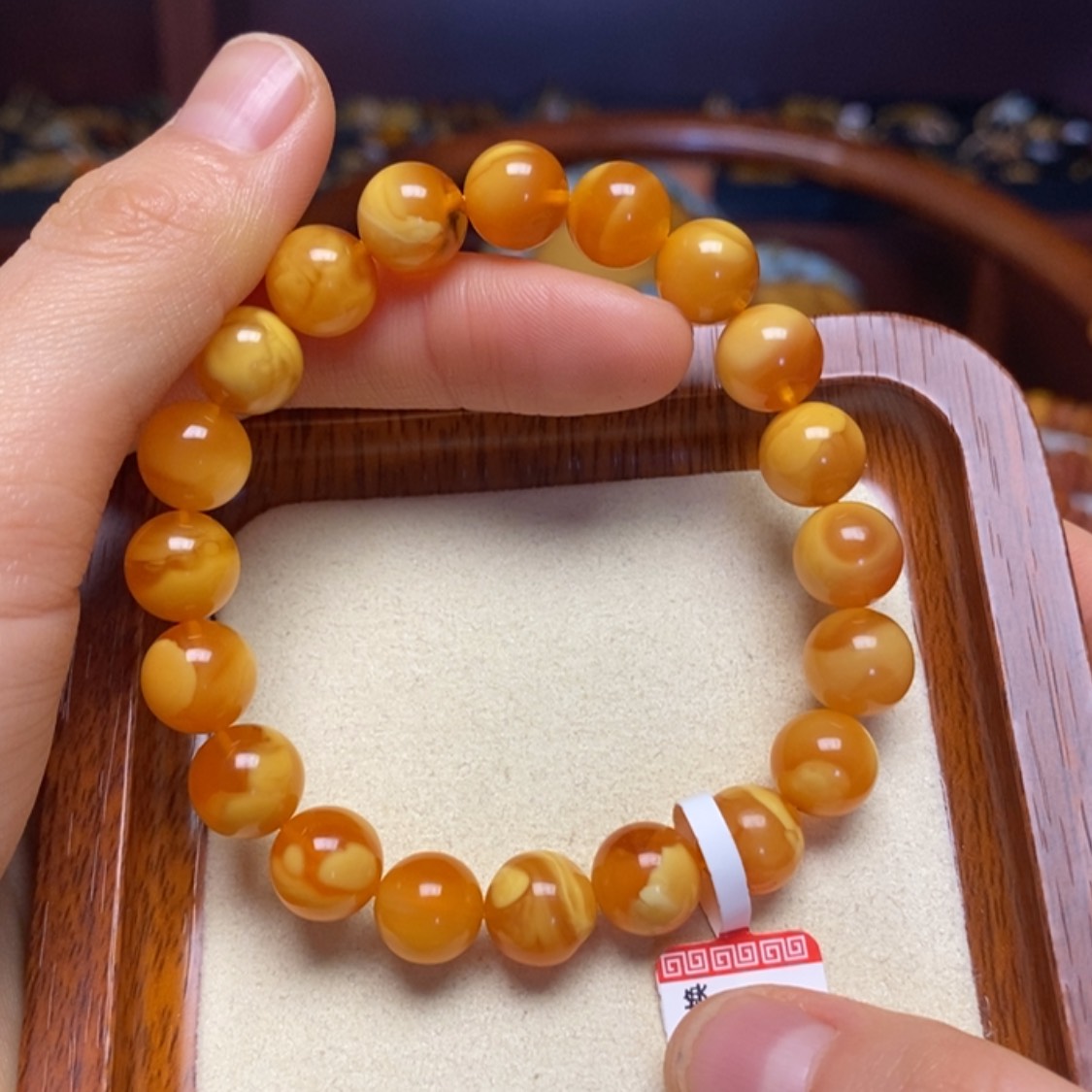 【闪购商品】蜜蜡手链未镶嵌手串