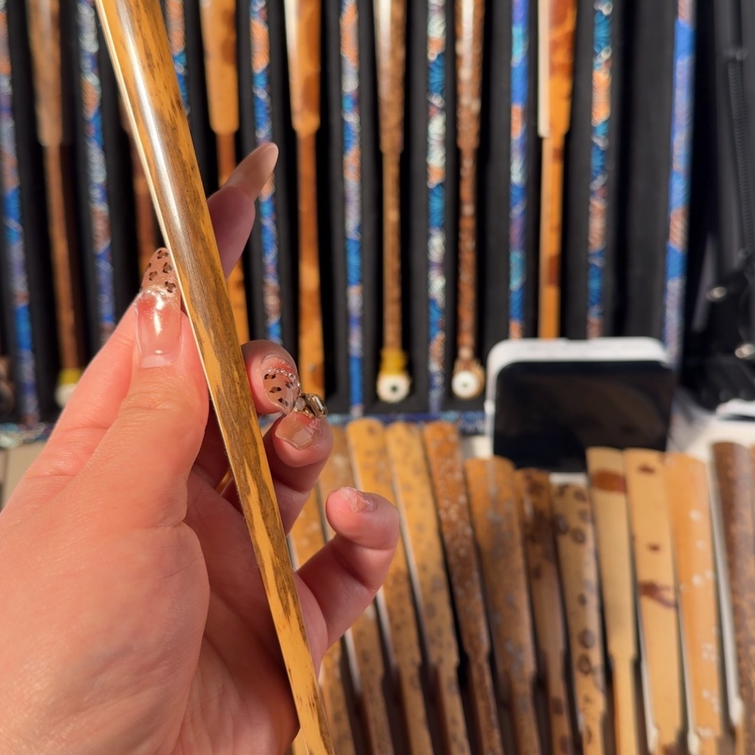 扇子1*6兵哥扇艺斑竹折扇小明