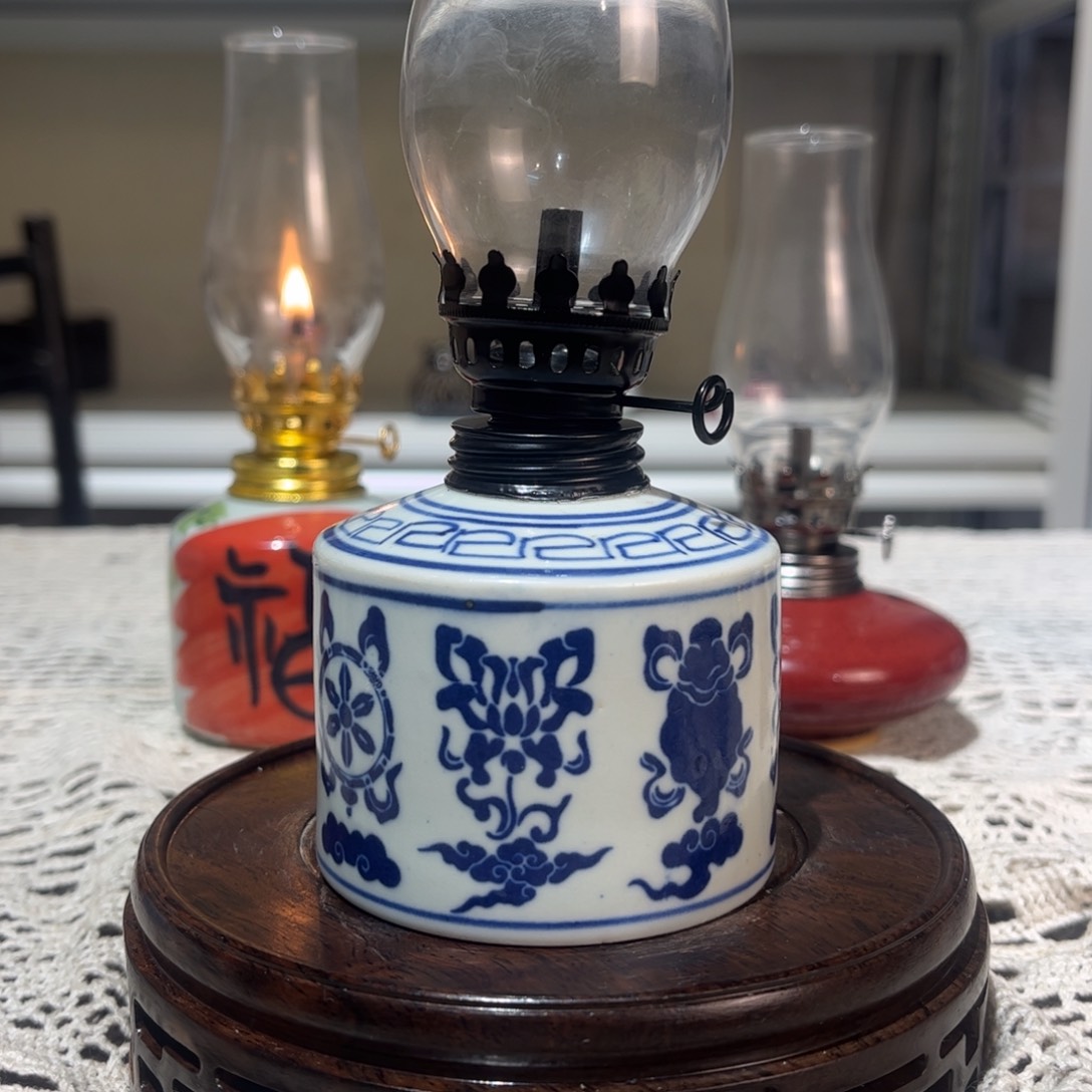 摆件景德镇陶瓷香薰灯