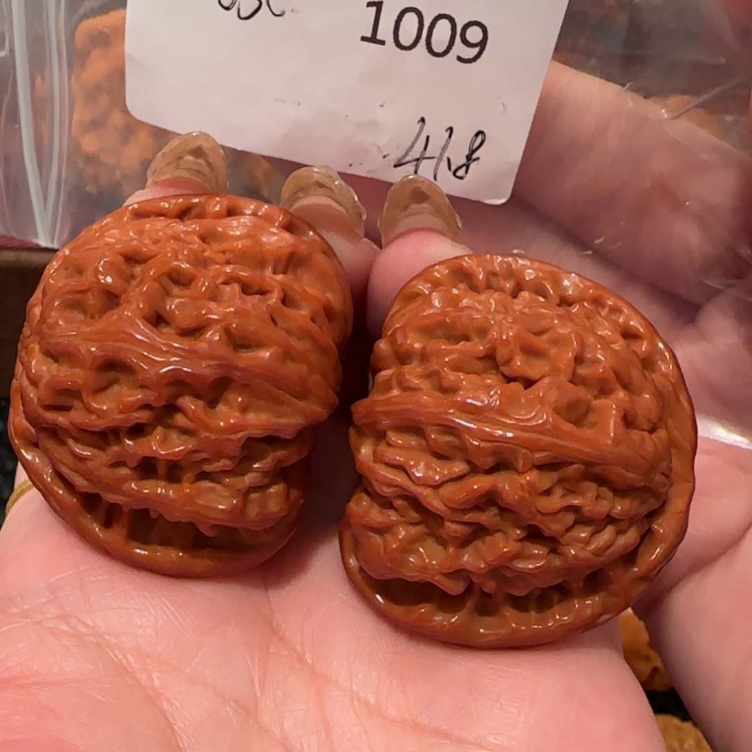 桃核吊坠扎*周白狮子41精品