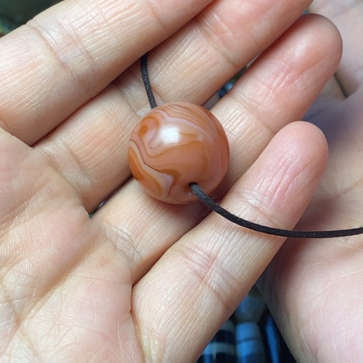 花岗石铁合金藏传古珠珠