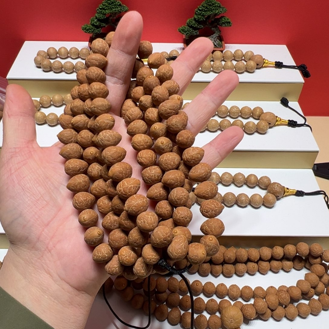 L***L凤眼菩提手串10.5mm凤眼菩提108颗飞鱼