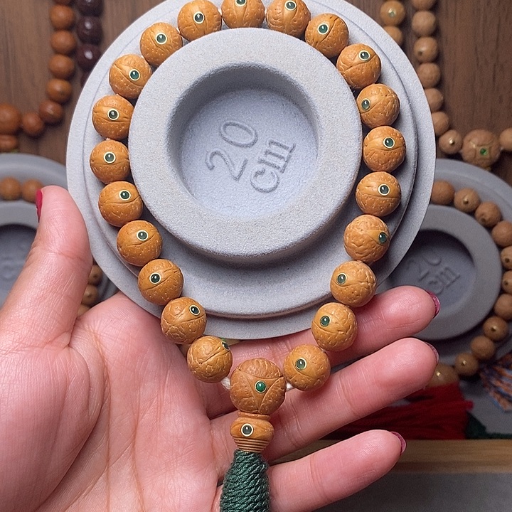 砚***台凤眼菩提手串12mm➕