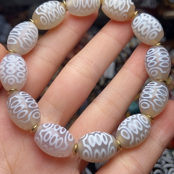 玛瑙/玉髓未镶嵌手链