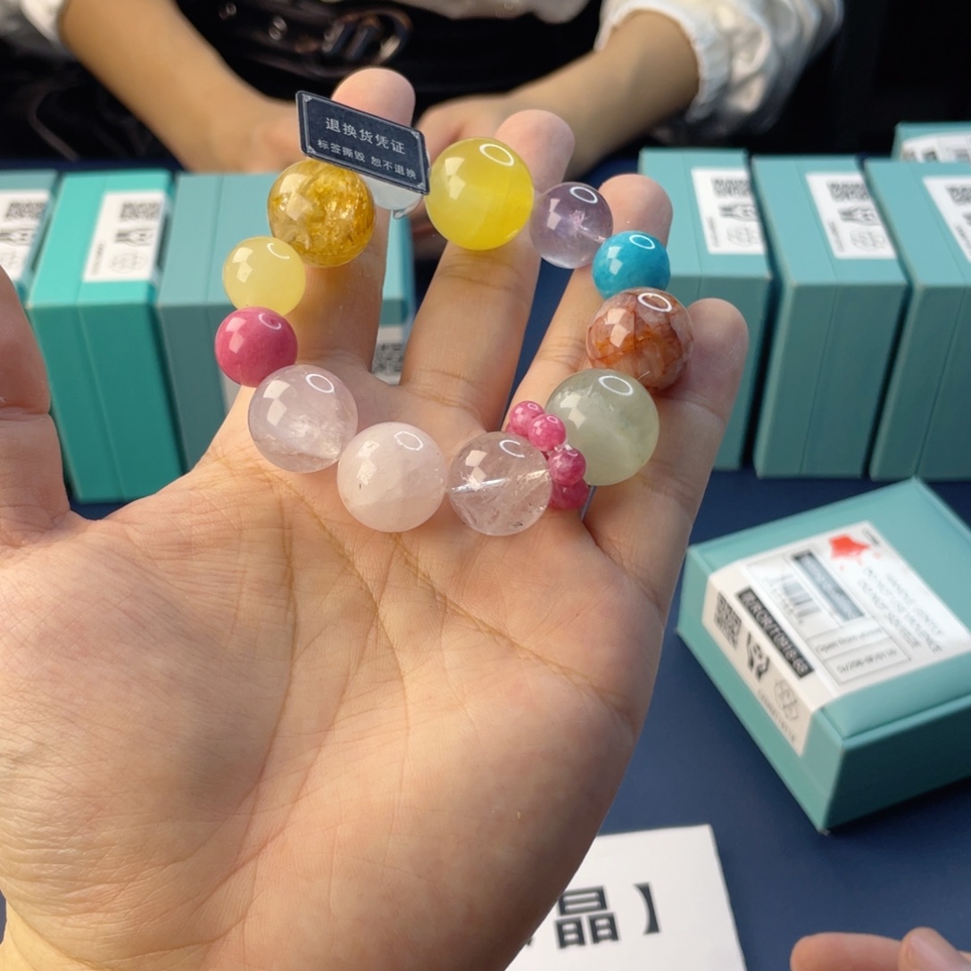 手链水晶银S925镶嵌