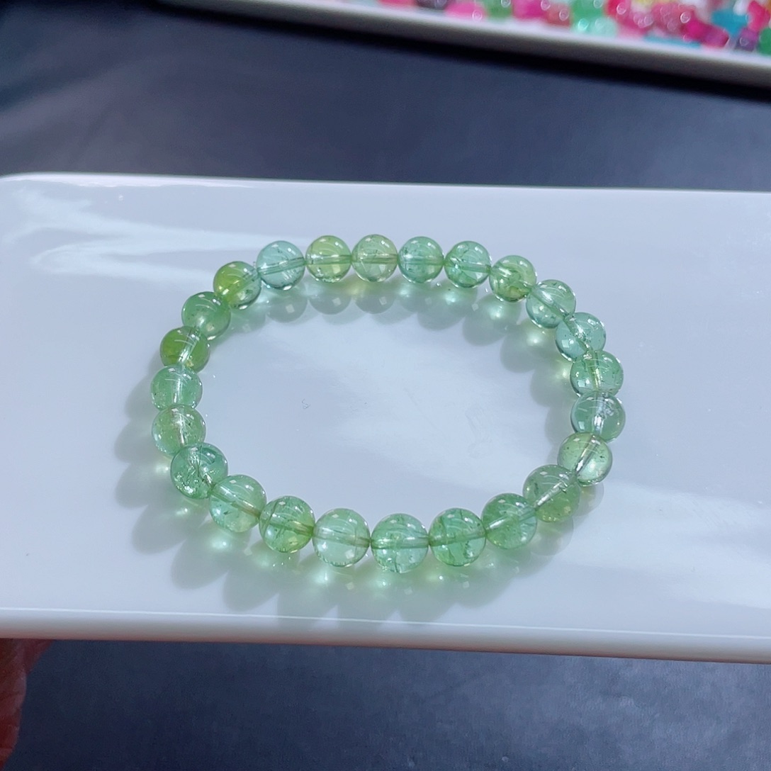 未镶嵌碧玺手链8mm左右