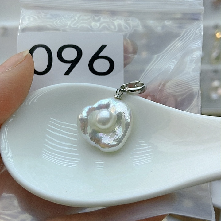 淡水珍珠颈饰银S925镶嵌