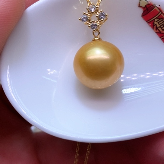 淡水珍珠耳饰银S925镶嵌