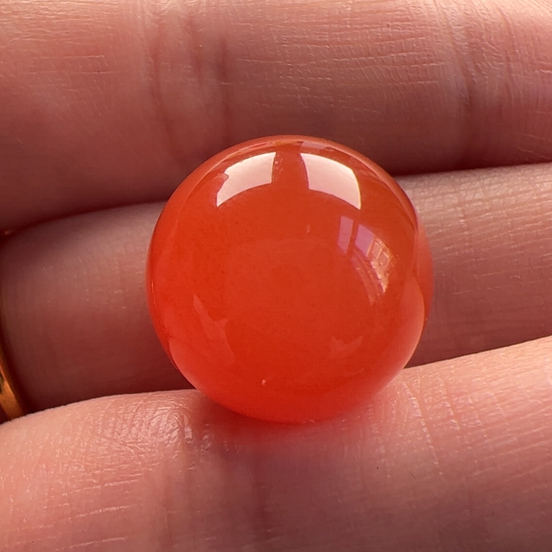 南红玛瑙未镶嵌圆珠14mm