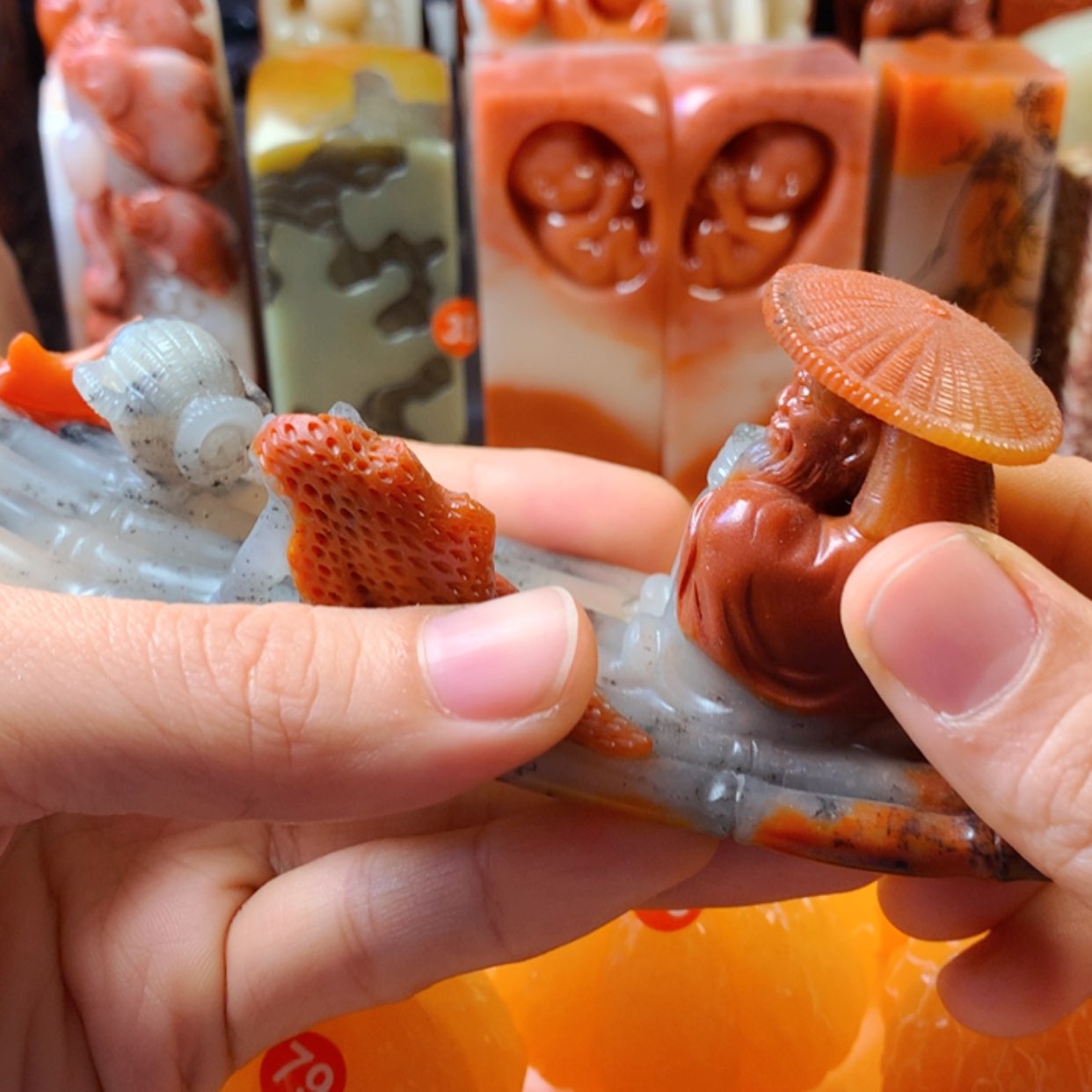 【闪购商品】寿山石雲寿山石纯手工雕刻