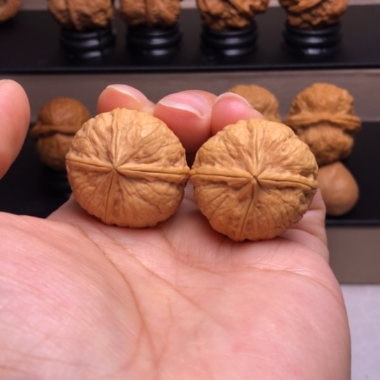 文玩核桃把件骰子四楞19