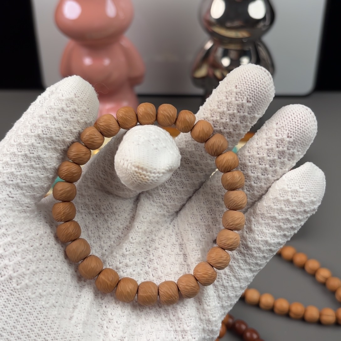 芙***雅猴头核桃手串云锦