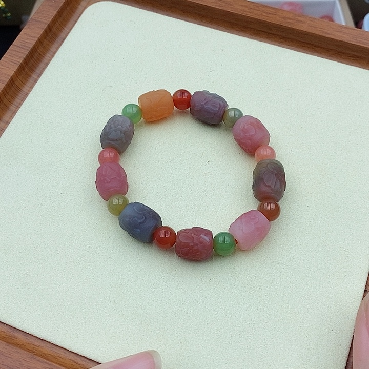 玛瑙未镶嵌手饰手串008