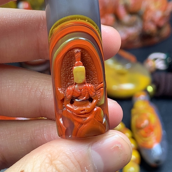 爱***閆玛瑙/玉髓未镶嵌柱