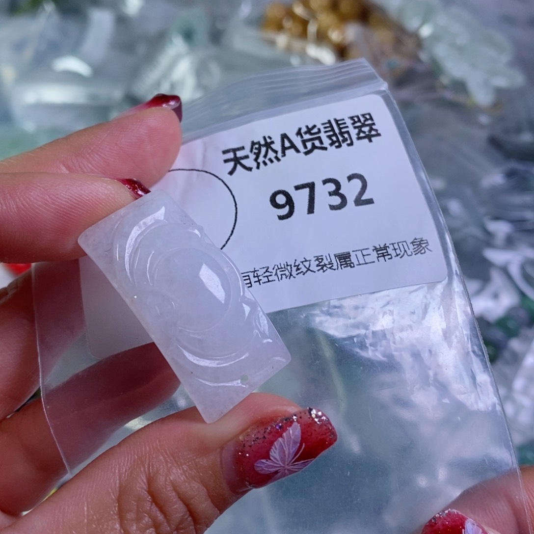 翡翠颈饰未镶嵌吊坠
