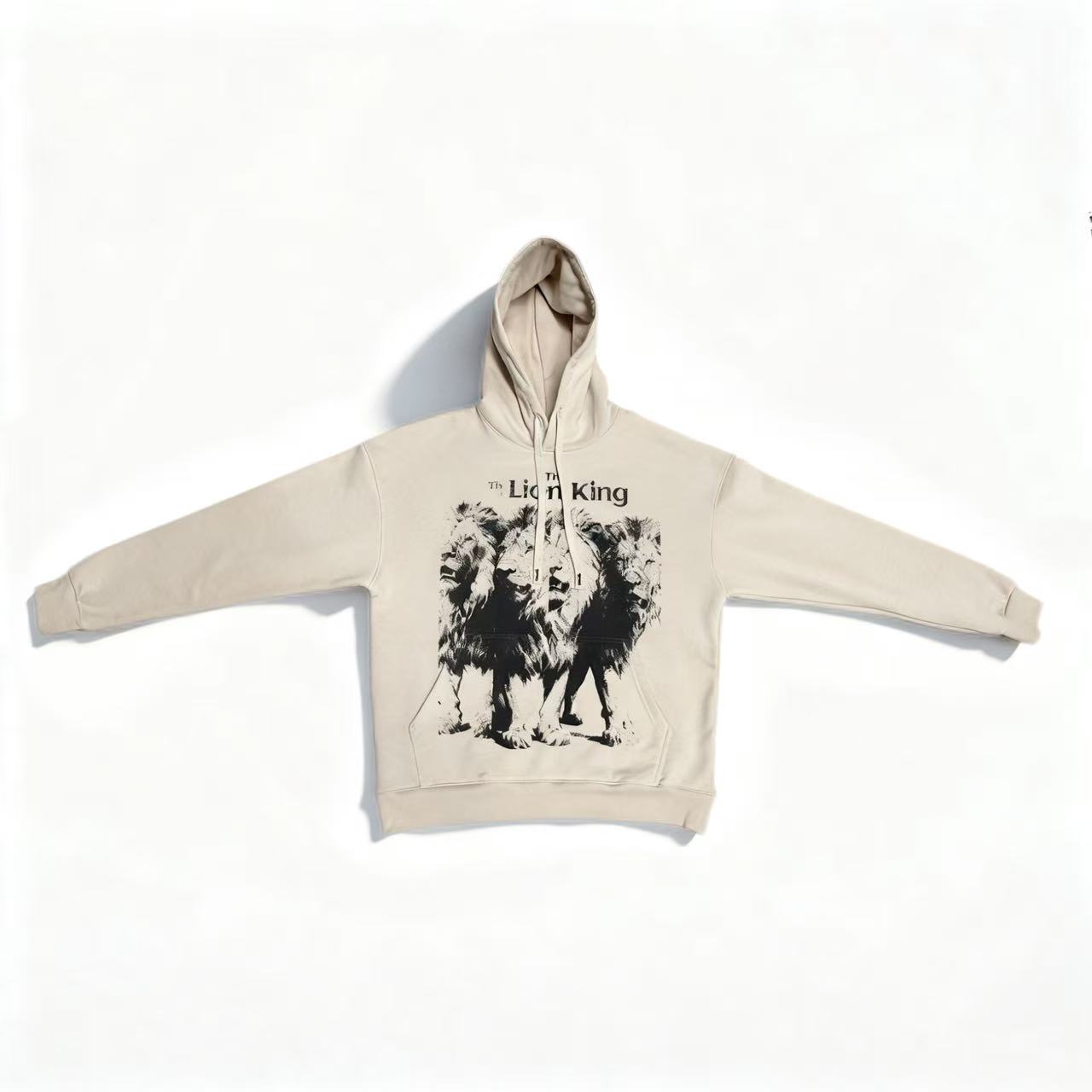 420克重磅百分百纯棉休闲印花卫衣长袖连帽街头风厚款男款女款