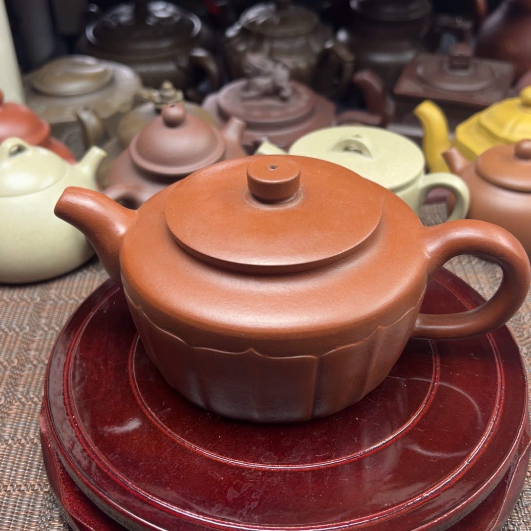 紫砂茶壶宜兴原矿紫砂壶300毫升容量