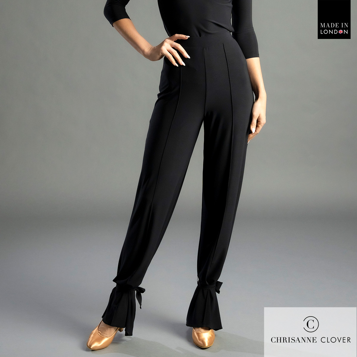 英国 Chrisanne Clover 国标拉丁舞服练习服裤子Emanuela长裤
