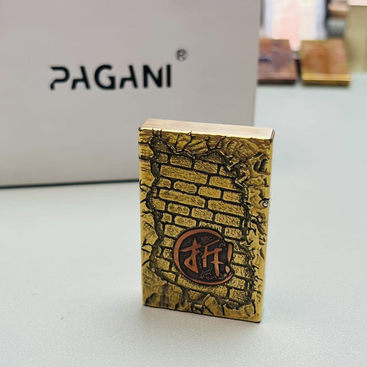 帕伽尼  黄铜  拆  紫铜镶嵌  3500  打火机
