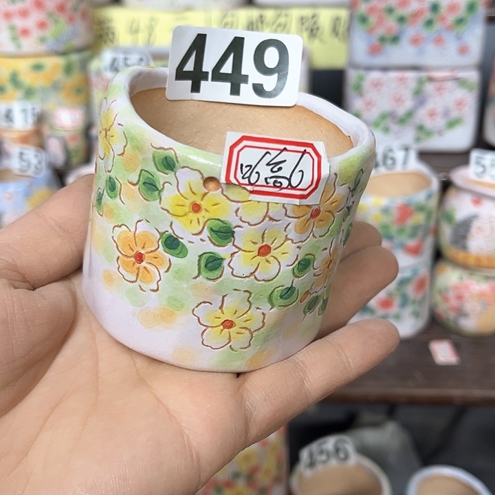 红陶手工多肉植物花盆