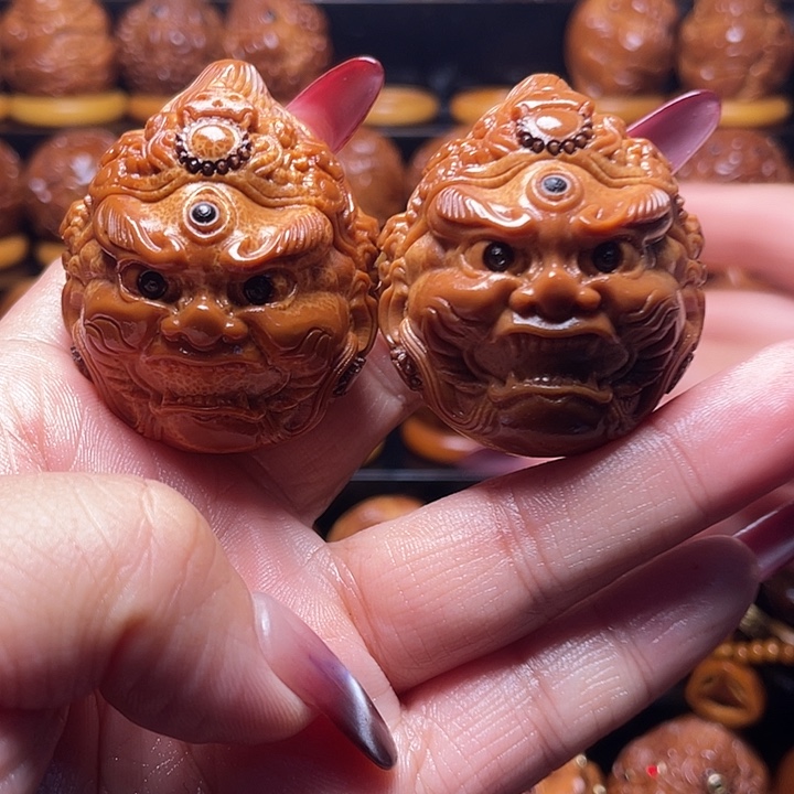 海***哥把件橄榄核橄榄雕刻