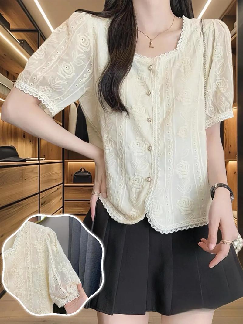 【801-900编码点这里】秋夏季高端时尚气质长袖短袖女衬衣