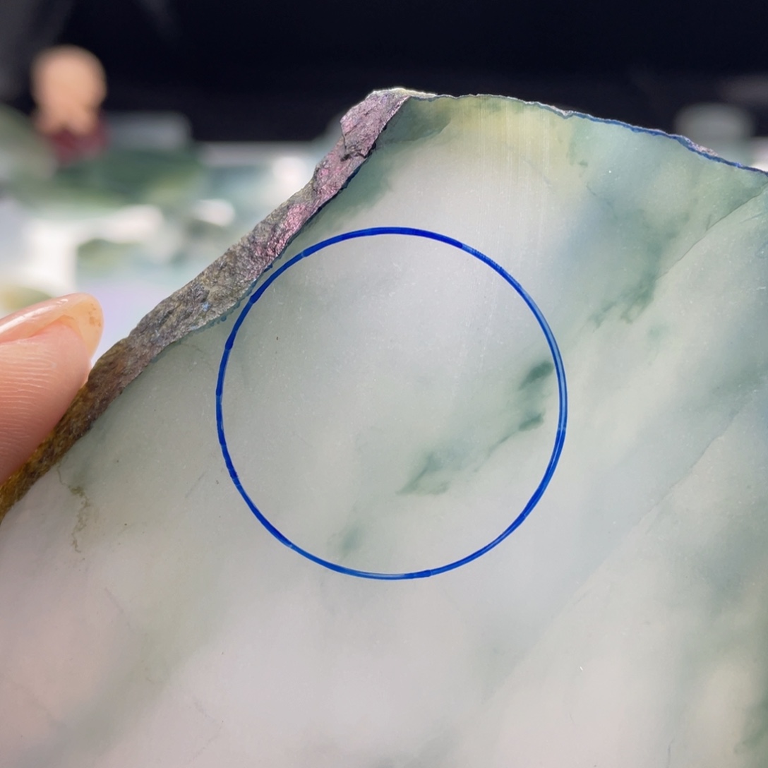 定制翡翠未镶嵌淑****筷包工包料 鱼化龙