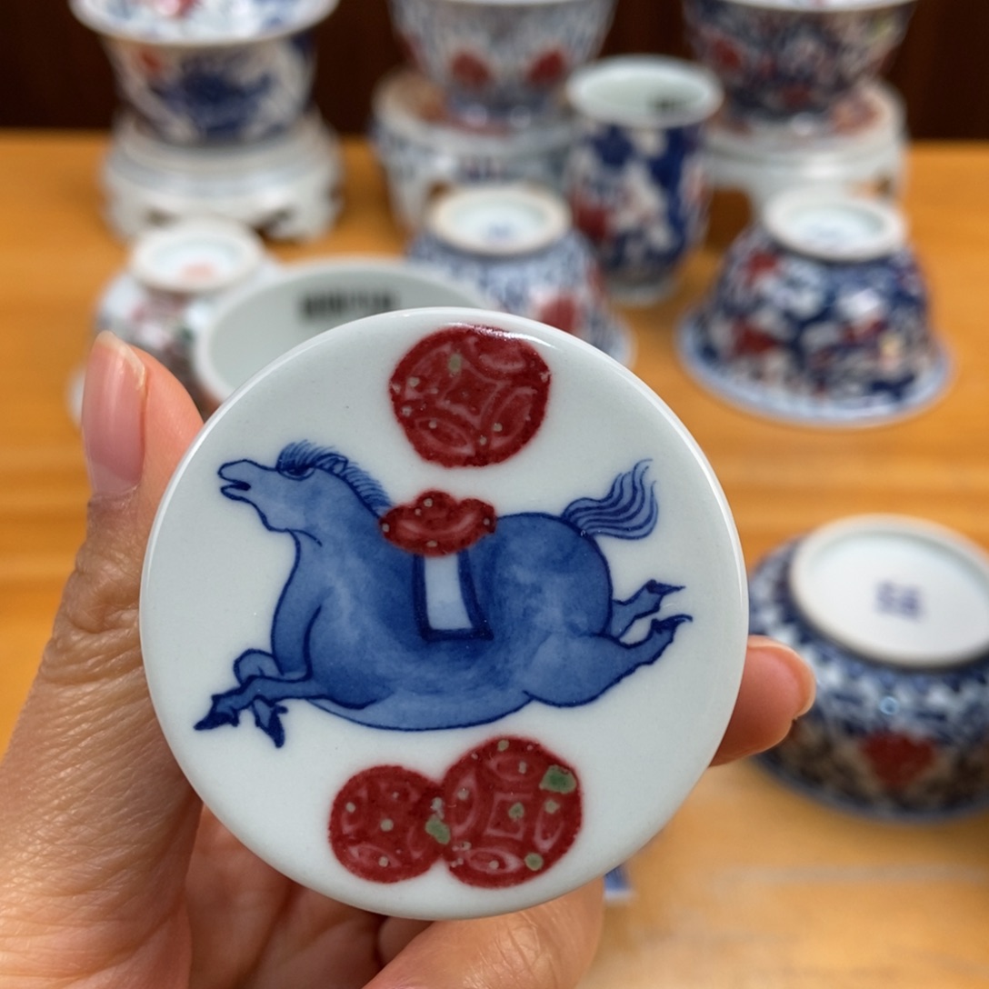 手绘现代茶具非古董