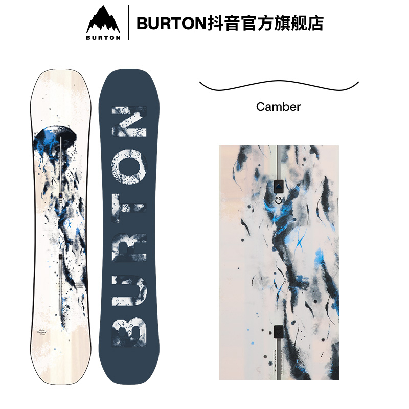 BURTON伯顿官方25-26雪季新品女士FEELGOOD雪板装备Camber板型