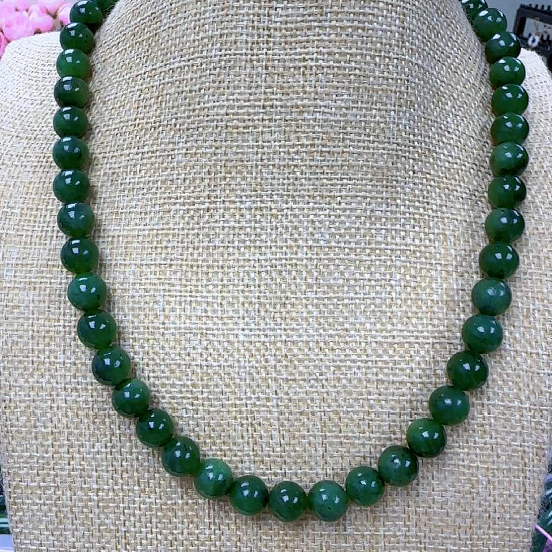 和田玉串珠未镶嵌