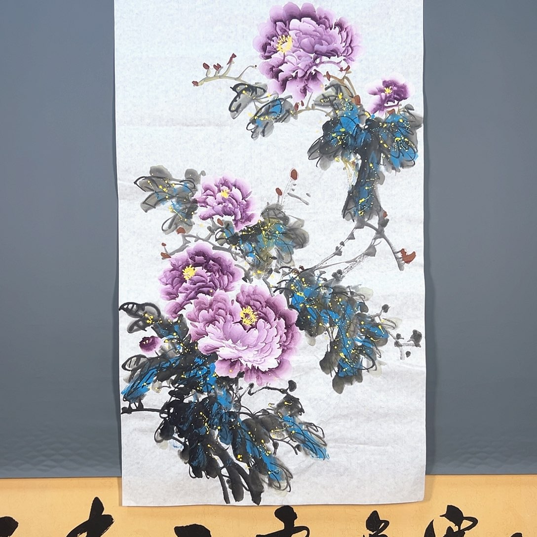 国画256 花鸟和蝴蝶都会成为