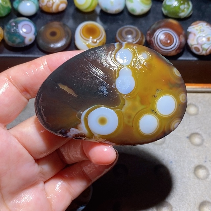 未镶嵌玛瑙/玉髓珠宝半成品13