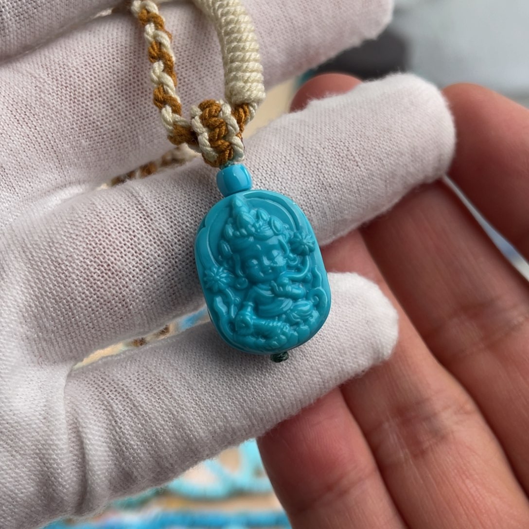 绿松石手链未镶嵌度母