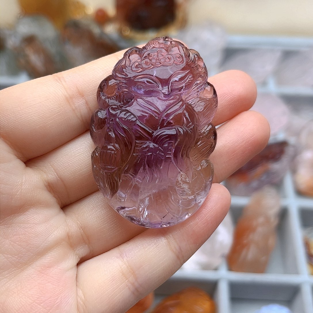 水晶吊坠(不含链)未镶嵌