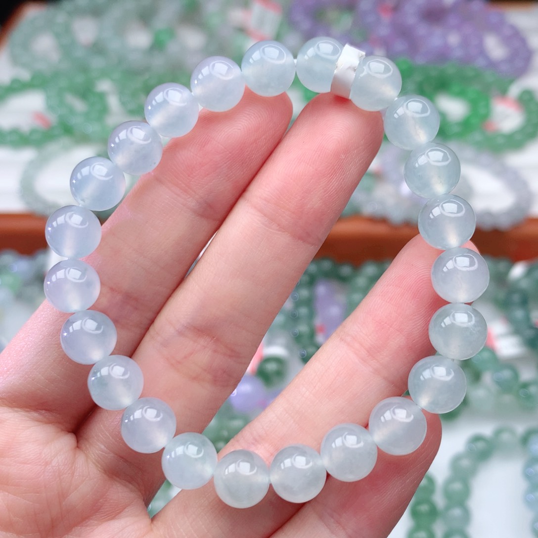 翡翠手链未镶嵌翡翠8mm