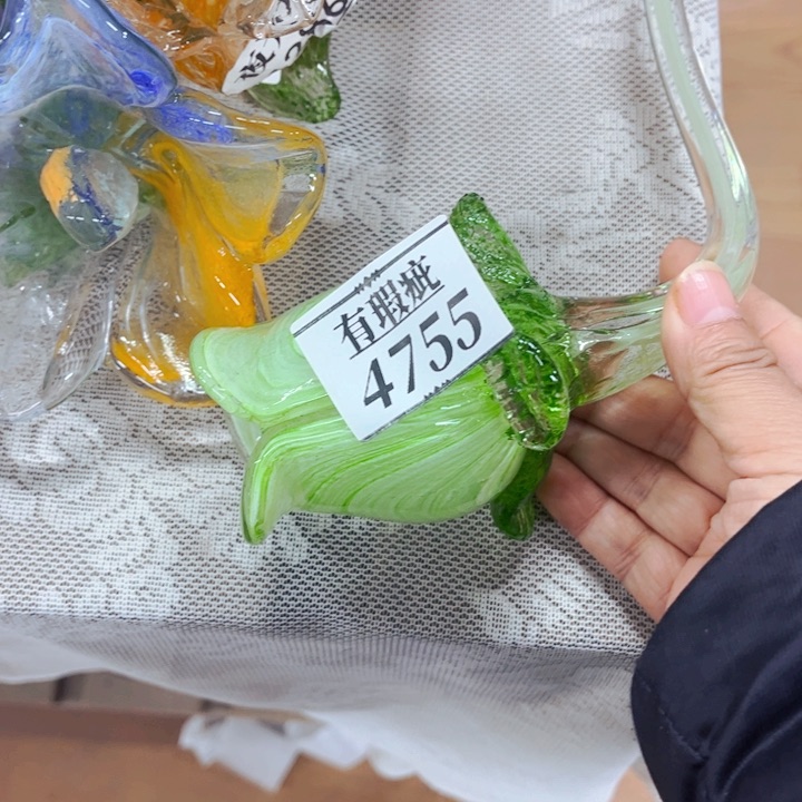 琉璃4755家悦美居琉璃花瓶摆件