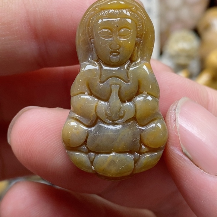 颈饰未镶嵌硅化珊瑚（珊瑚玉）小